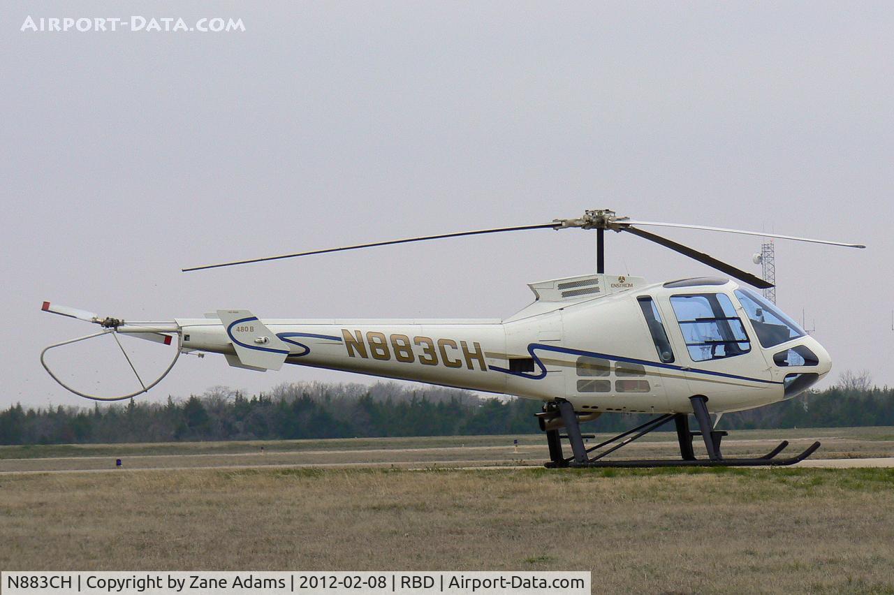 N883CH, 2009 Enstrom 480B C/N 5135, In town for Heli-Expo 2012 - Dallas, TX