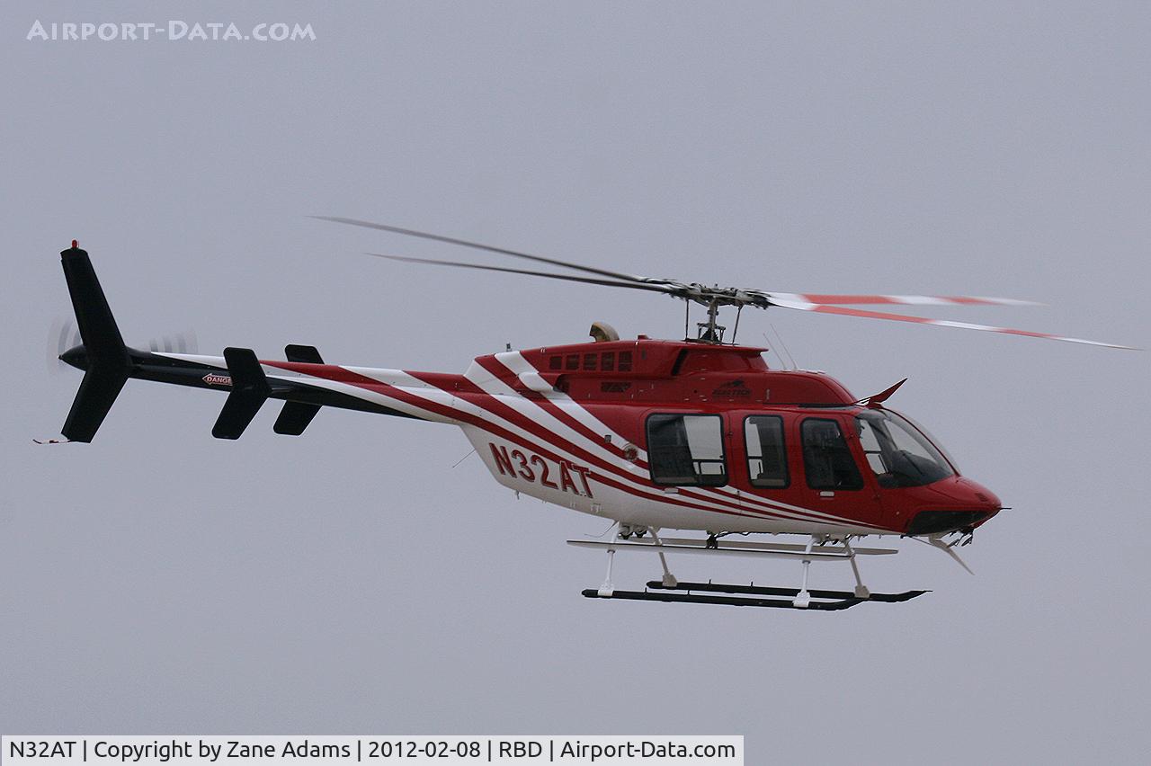 N32AT, Bell 407 C/N 54025, In town for Heli-Expo 2012 - Dallas, TX