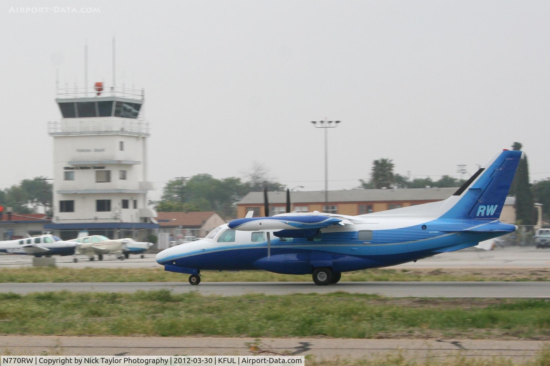 N770RW, 1974 Mitsubishi MU-2B-35 C/N 627, Departing RWY6