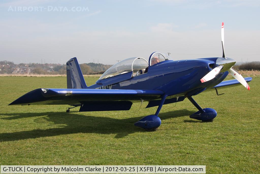 G-TUCK, 2003 Vans RV-8 C/N PFA 303-13706, Vans RV-8, Fishburn Airfield, March 2012.