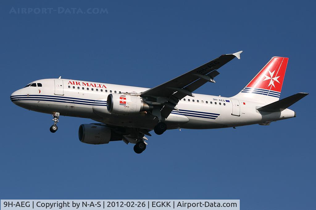 9H-AEG, 2003 Airbus A319-112 C/N 2113, Short final