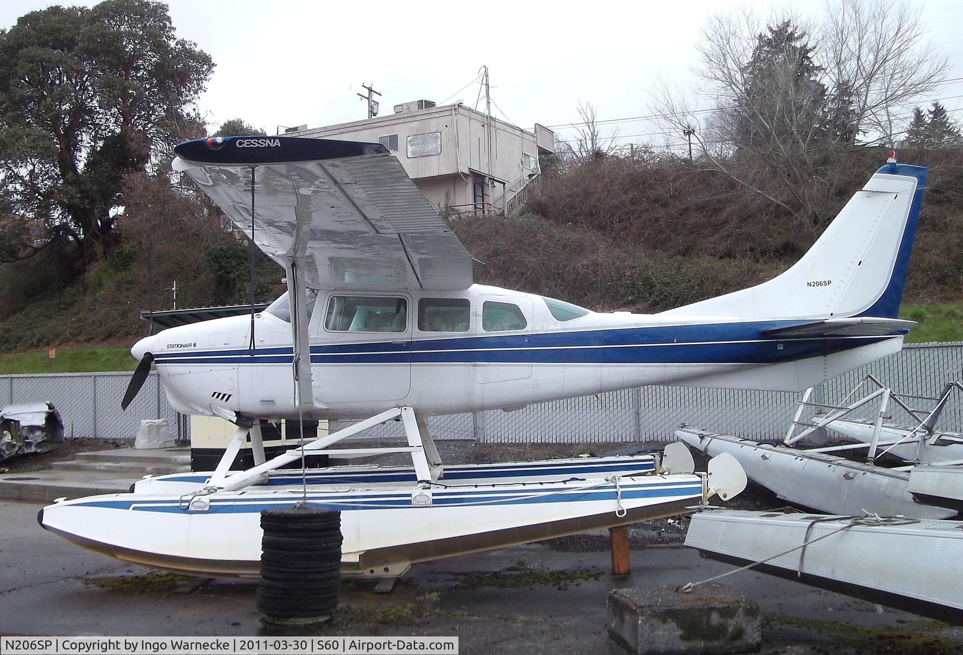 N206SP, 1965 Cessna P206 Super Skylane C/N P206-0111, Cessna P206 Super Skylane on floats at Kenmore Air Harbor, Kenmore WA