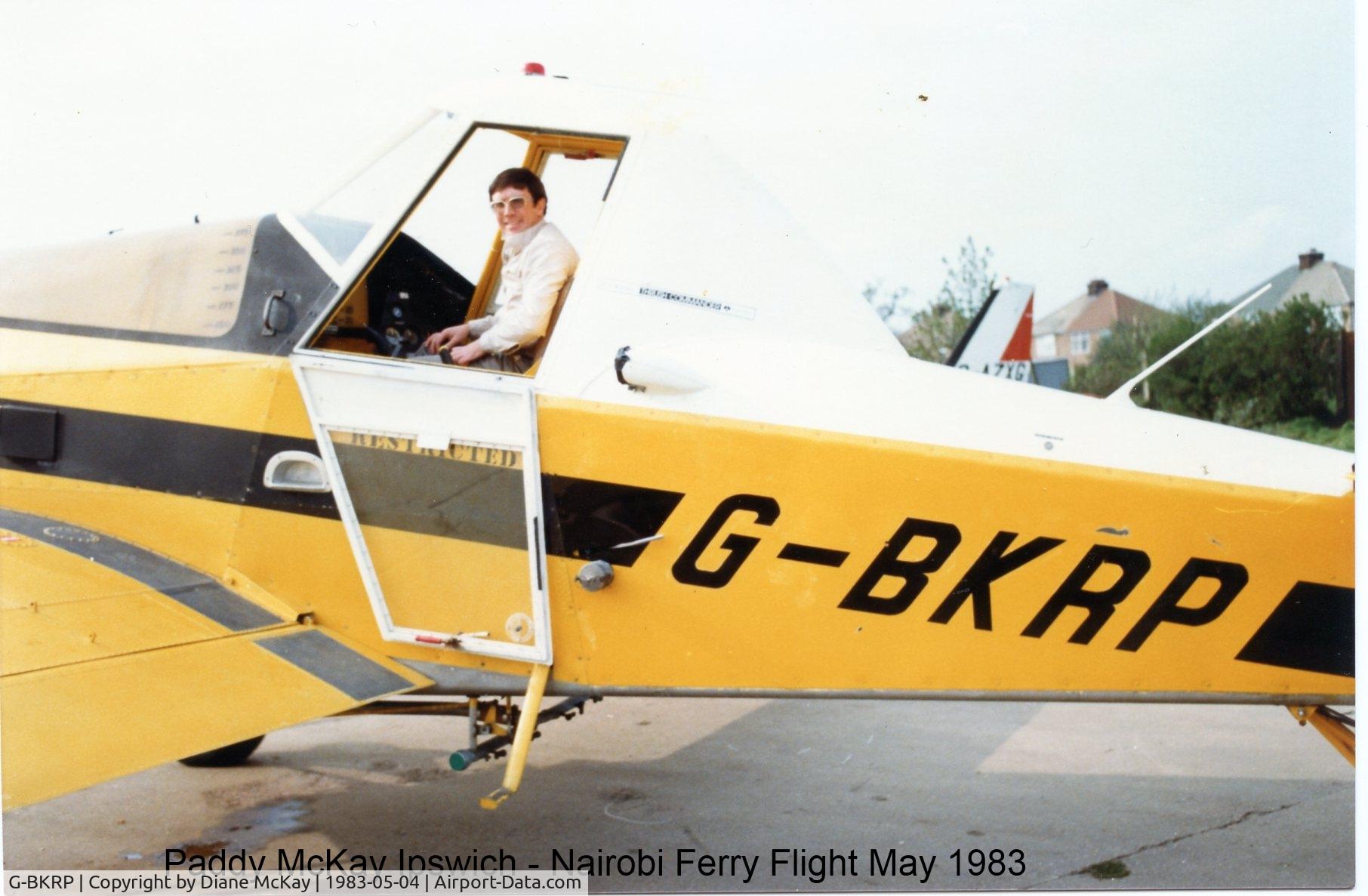 G-BKRP, 1973 Rockwell International S-2R Thrush Commander Thrush Commander C/N 1864R, Ferr flight Ipswich-Nairobi May 1983