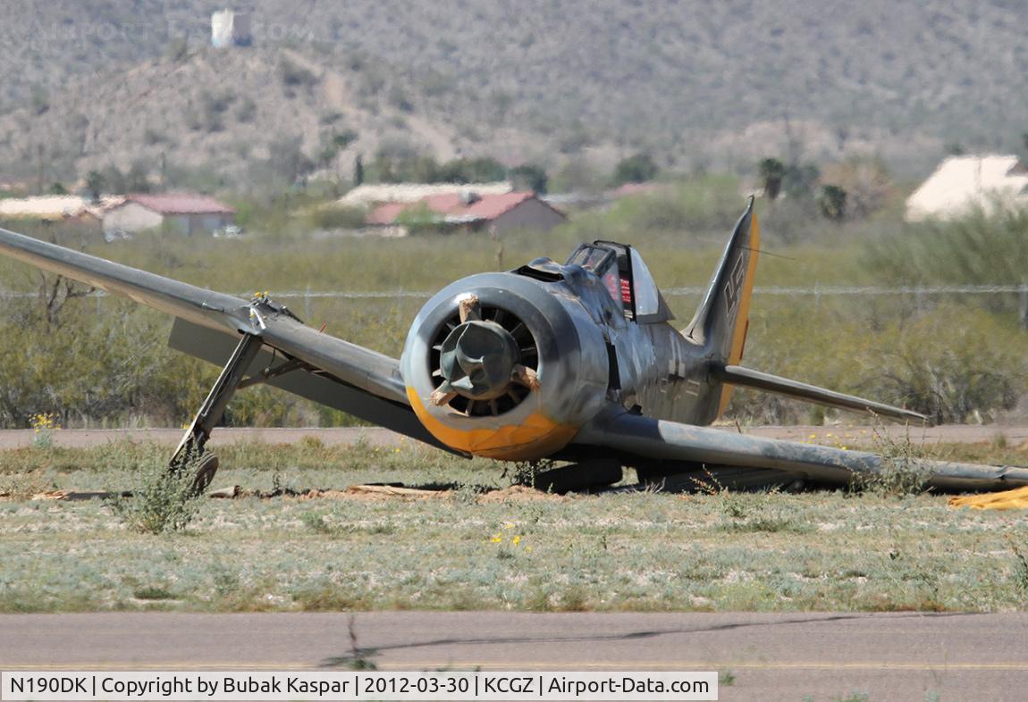 N190DK, Arado FW190A-5 C/N 1134, Crash