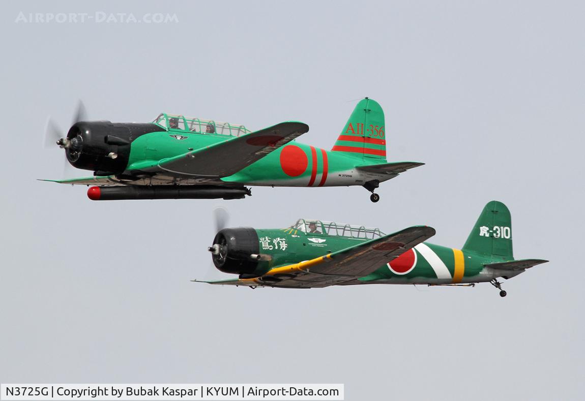 N3725G, 1944 North American SNJ-5 Texan Texan C/N 84875, Yuma airshow