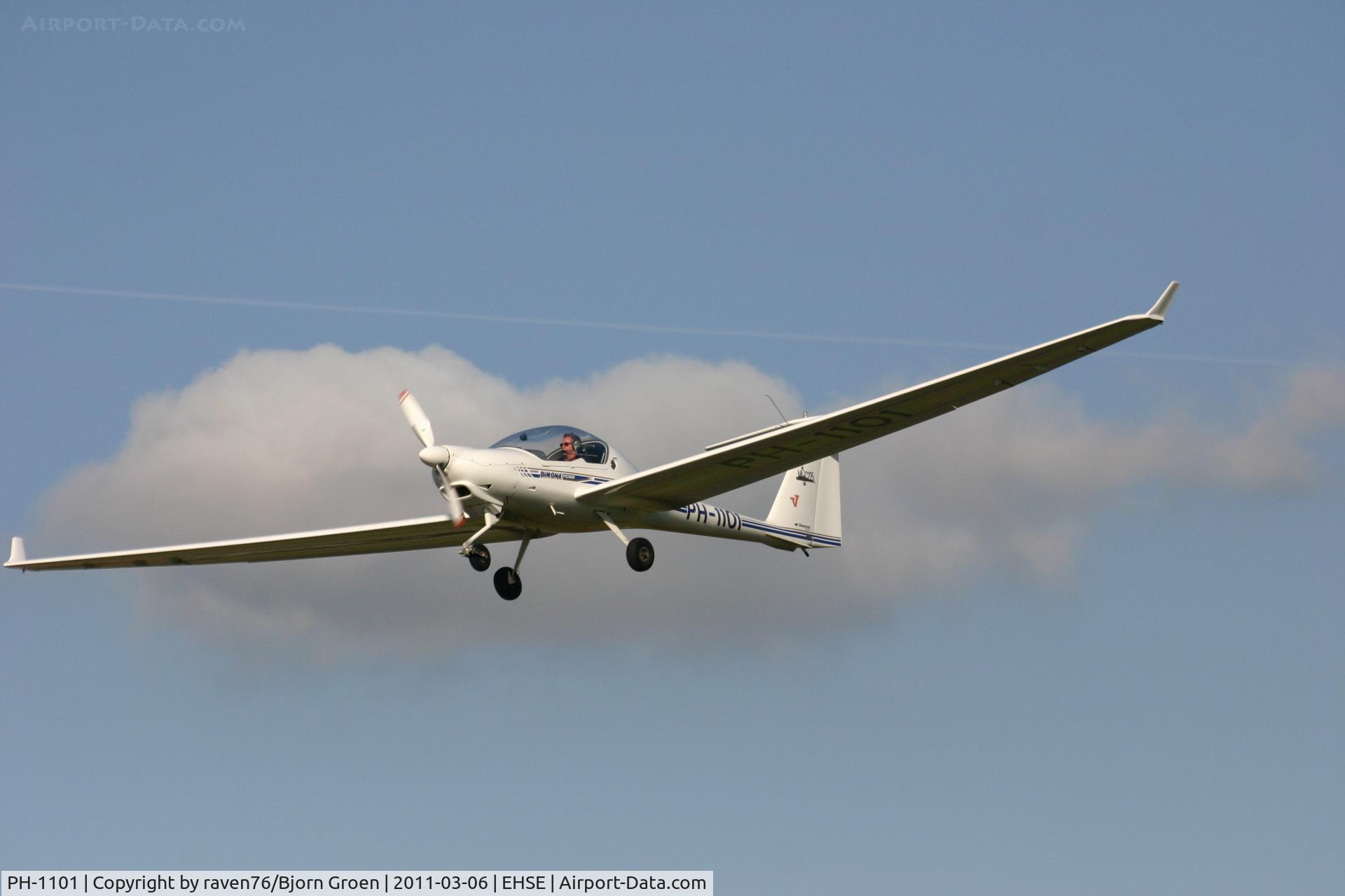 PH-1101, Diamond HK-36TC Super Dimona C/N 36520, PH-1101 at Seppe Airport NL EHSE