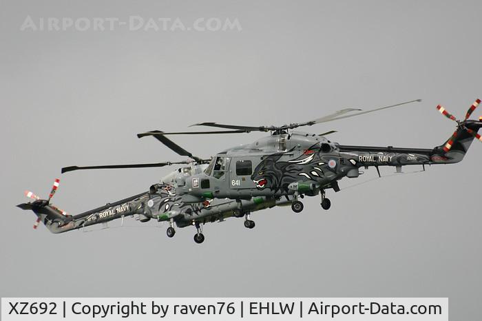 XZ692, 1979 Westland Lynx HMA.8SRU C/N 121, Leewarden AB Royal Navy 