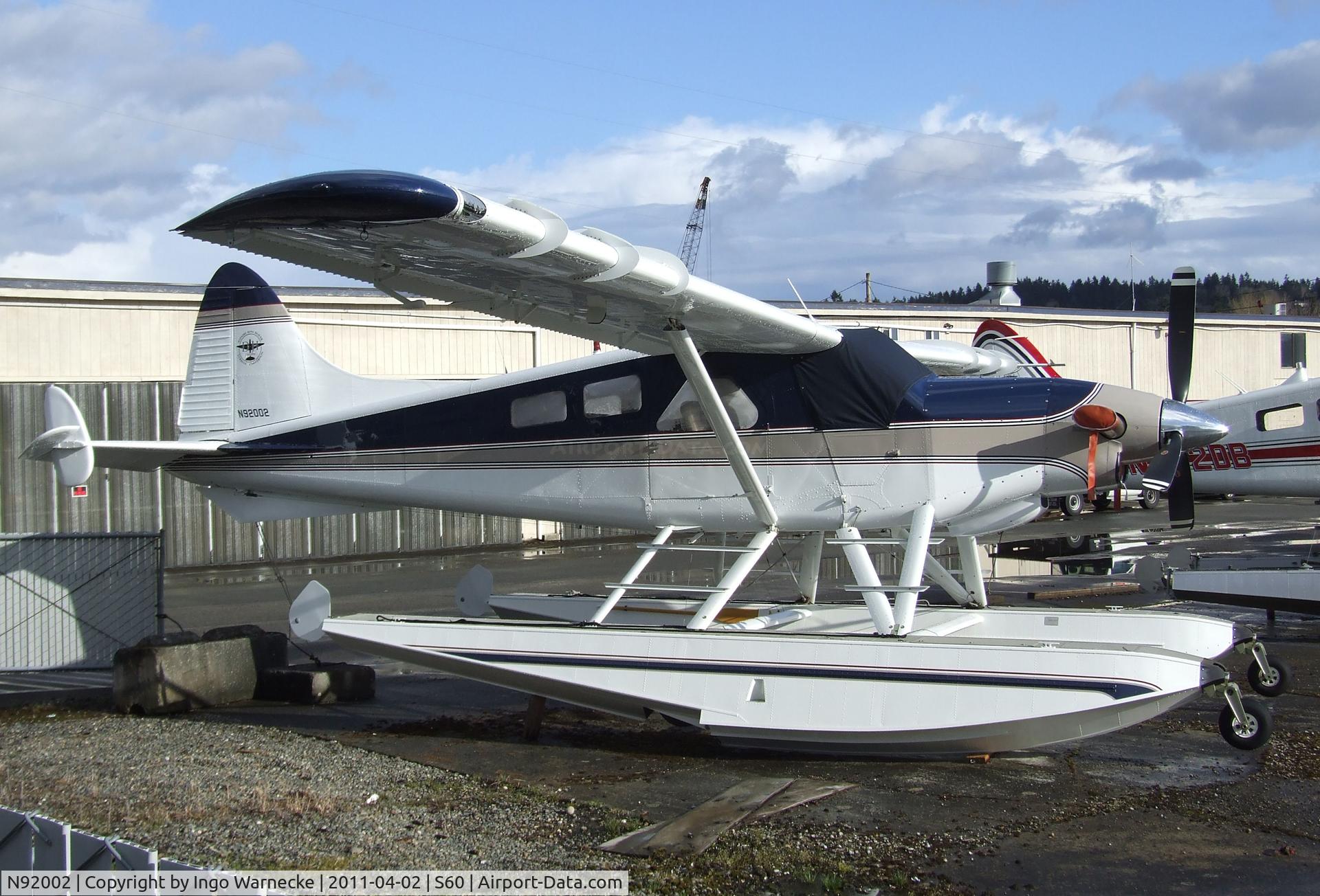 N92002, De Havilland Canada DHC-2 Beaver Mk.1 C/N 1556, De Havilland Canada DHC-2 Beaver turboprop-conversion on floats at Kenmore Air Harbor, Kenmore WA