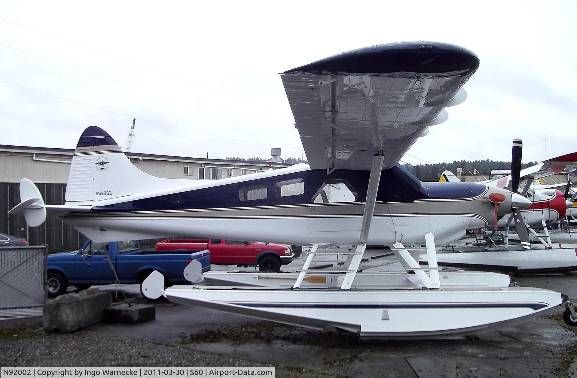 N92002, De Havilland Canada DHC-2 Beaver Mk.1 C/N 1556, De Havilland Canada DHC-2 Beaver turboprop-conversion on floats at Kenmore Air Harbor, Kenmore WA