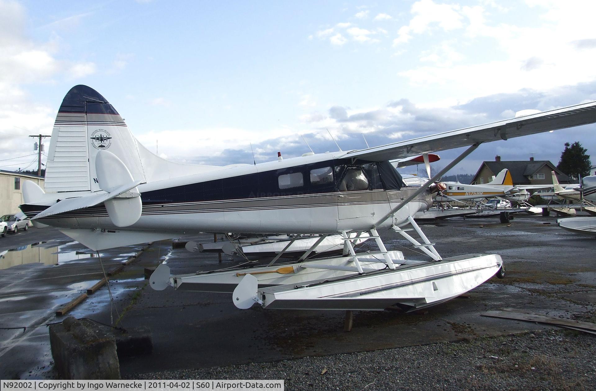 N92002, De Havilland Canada DHC-2 Beaver Mk.1 C/N 1556, De Havilland Canada DHC-2 Beaver turboprop-conversion on floats at Kenmore Air Harbor, Kenmore WA