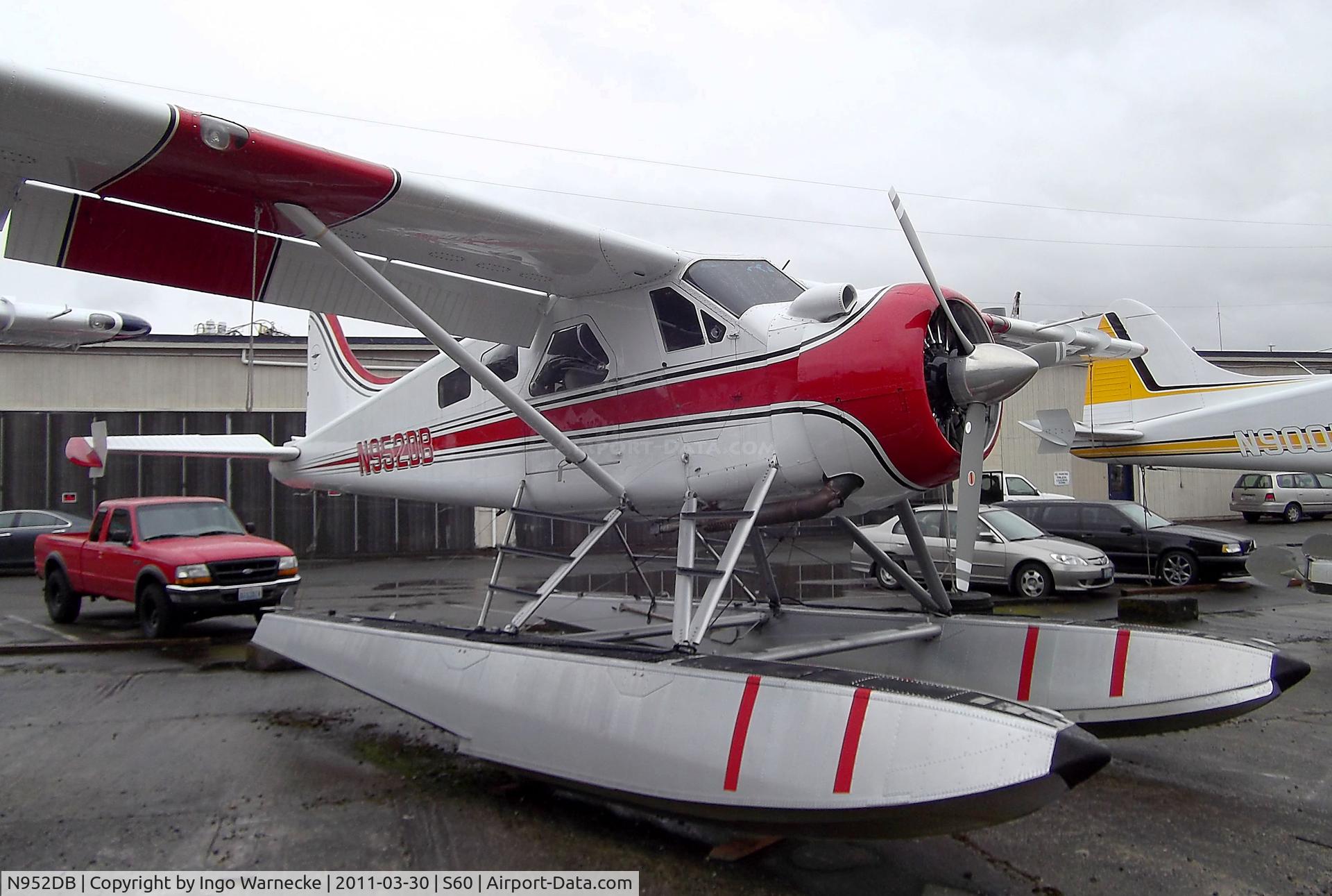 N952DB, De Havilland Canada DHC-2 Beaver Mk.1 C/N 237, De Havilland Canada DHC-2 Beaver Mk. I on floats at Kenmore Air Harbor, Kenmore WA