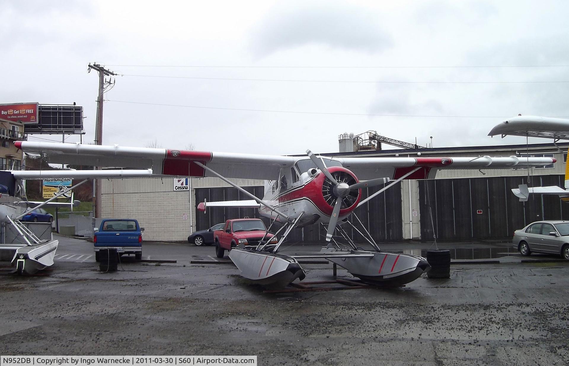 N952DB, De Havilland Canada DHC-2 Beaver Mk.1 C/N 237, De Havilland Canada DHC-2 Beaver Mk. I on floats at Kenmore Air Harbor, Kenmore WA