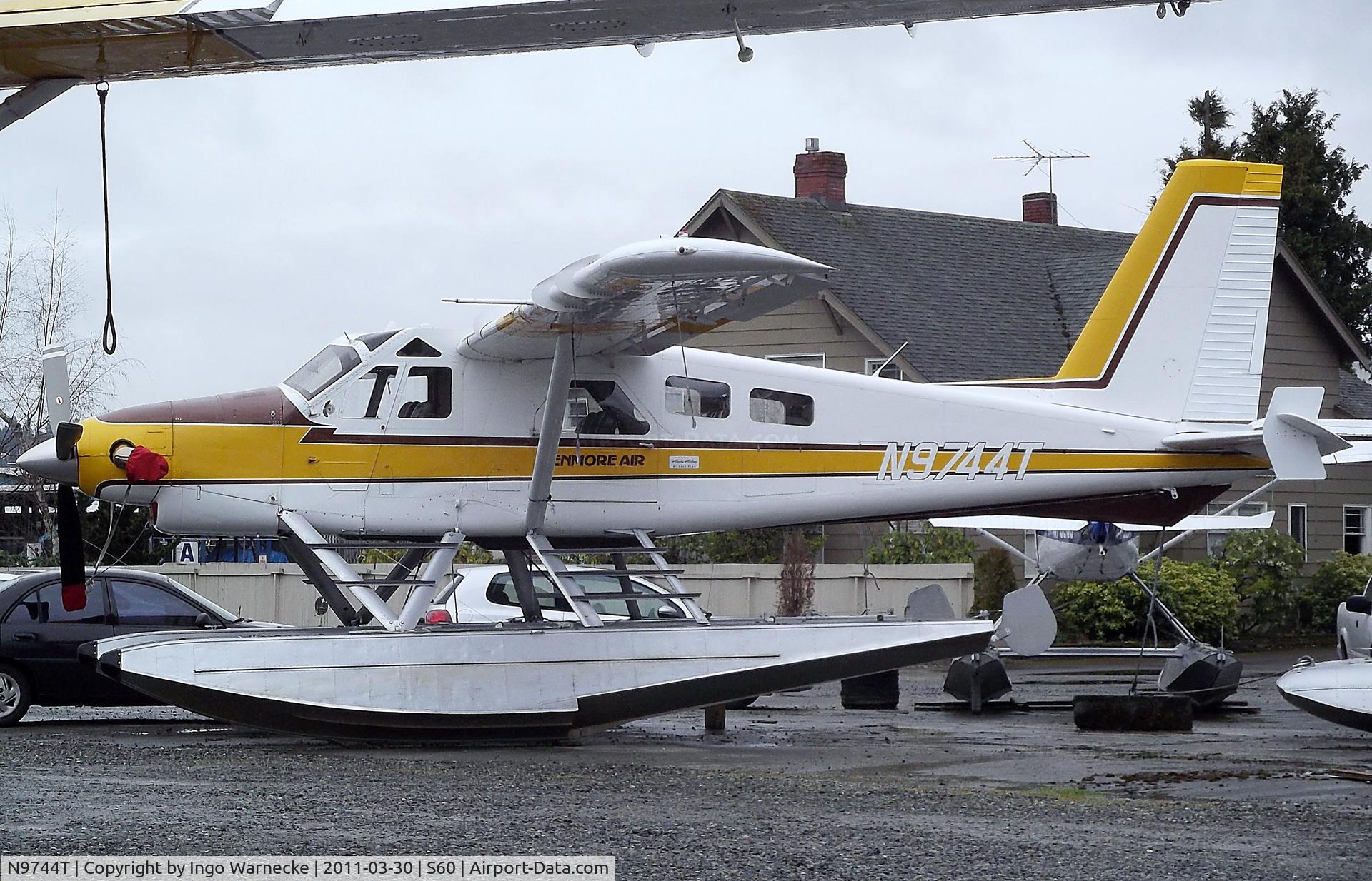 N9744T, 1968 De Havilland Canada DHC-2 Beaver Mk.3 C/N 1692, De Havilland Canada DHC-2 Turbo-Beaver Mk. III on floats at Kenmore Air Harbor, Kenmore WA