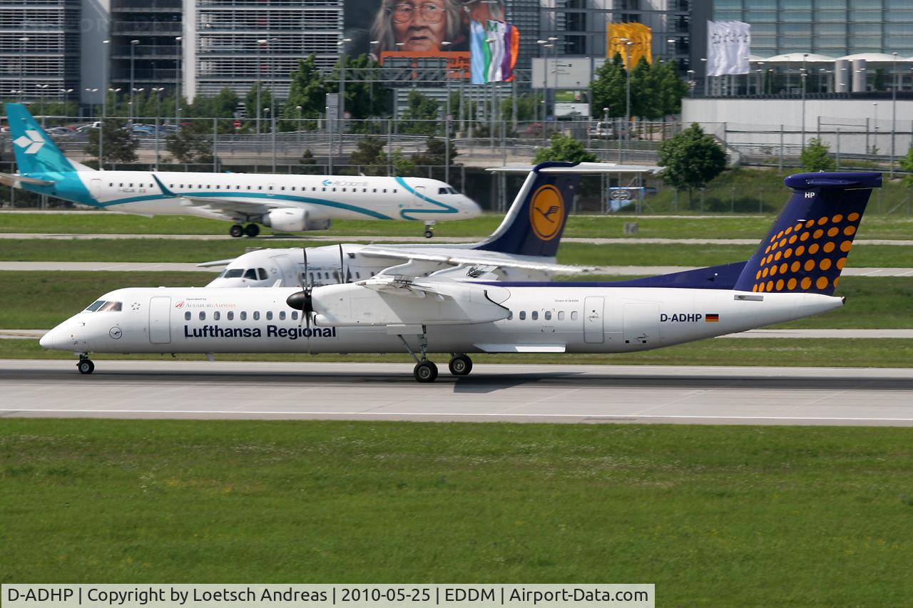 D-ADHP, 1998 De Havilland Canada DHC-8-402 Dash 8 C/N 4003, DLH Regional / Augsburg Airways