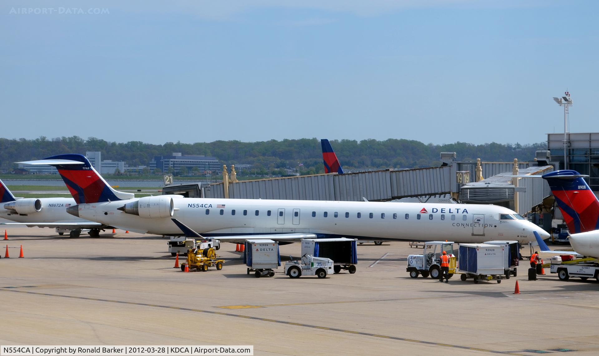 N554CA, 2008 Bombardier CRJ-900ER (CL-600-2D24) C/N 15168, DCA, VA