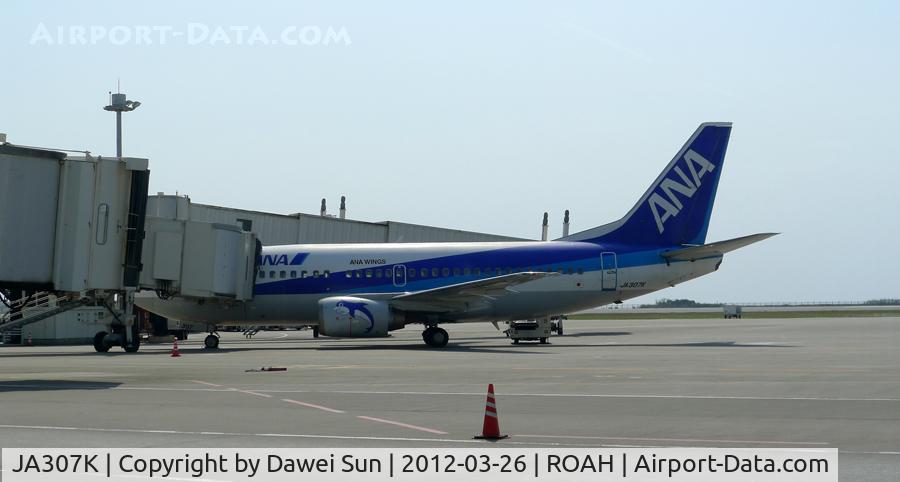 JA307K, 1999 Boeing 737-54K C/N 29795, Naha Airport