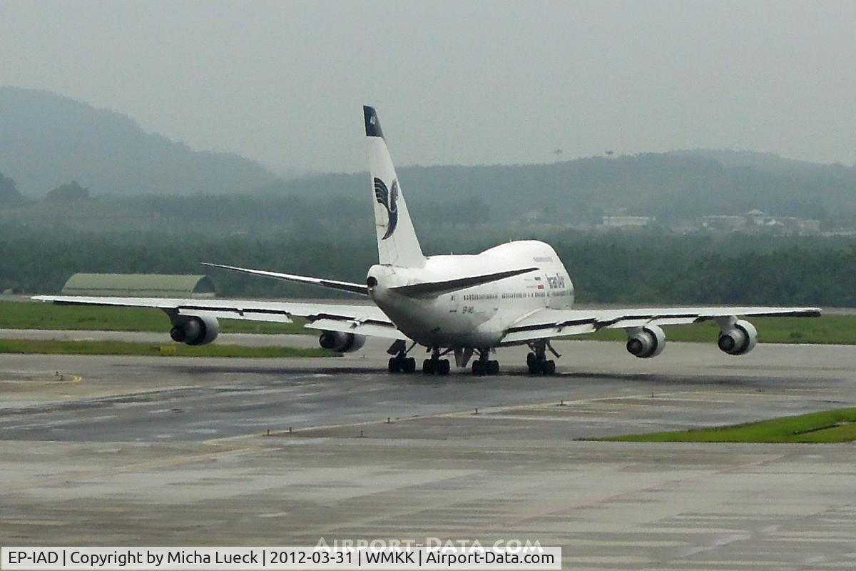 EP-IAD, 1979 Boeing 747SP-86 C/N 21758, At Kuala Lumpur