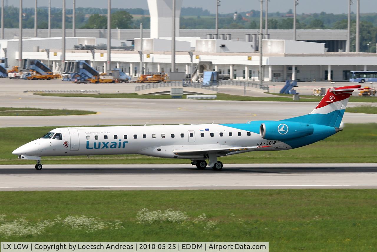 LX-LGW, 1999 Embraer EMB-145LU (ERJ-145LU) C/N 145135, Luxair Emb.