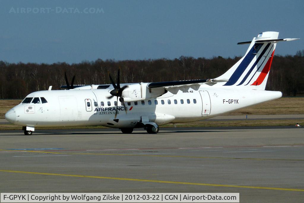 F-GPYK, 1997 ATR 42-500 C/N 537, visitor
