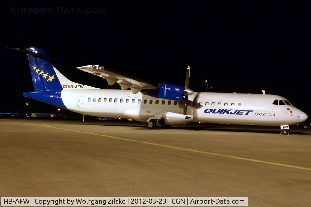 HB-AFW, 2009 ATR 72-212A C/N 870, visitor