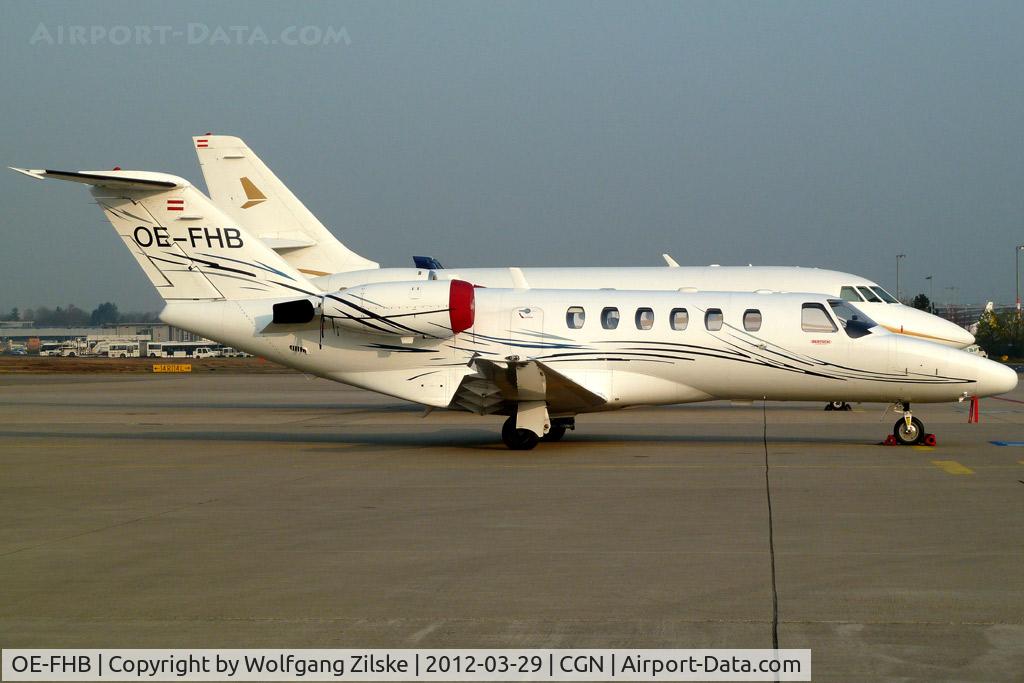 OE-FHB, 2001 Cessna 525A CitationJet CJ2 C/N 525A-0049, visitor