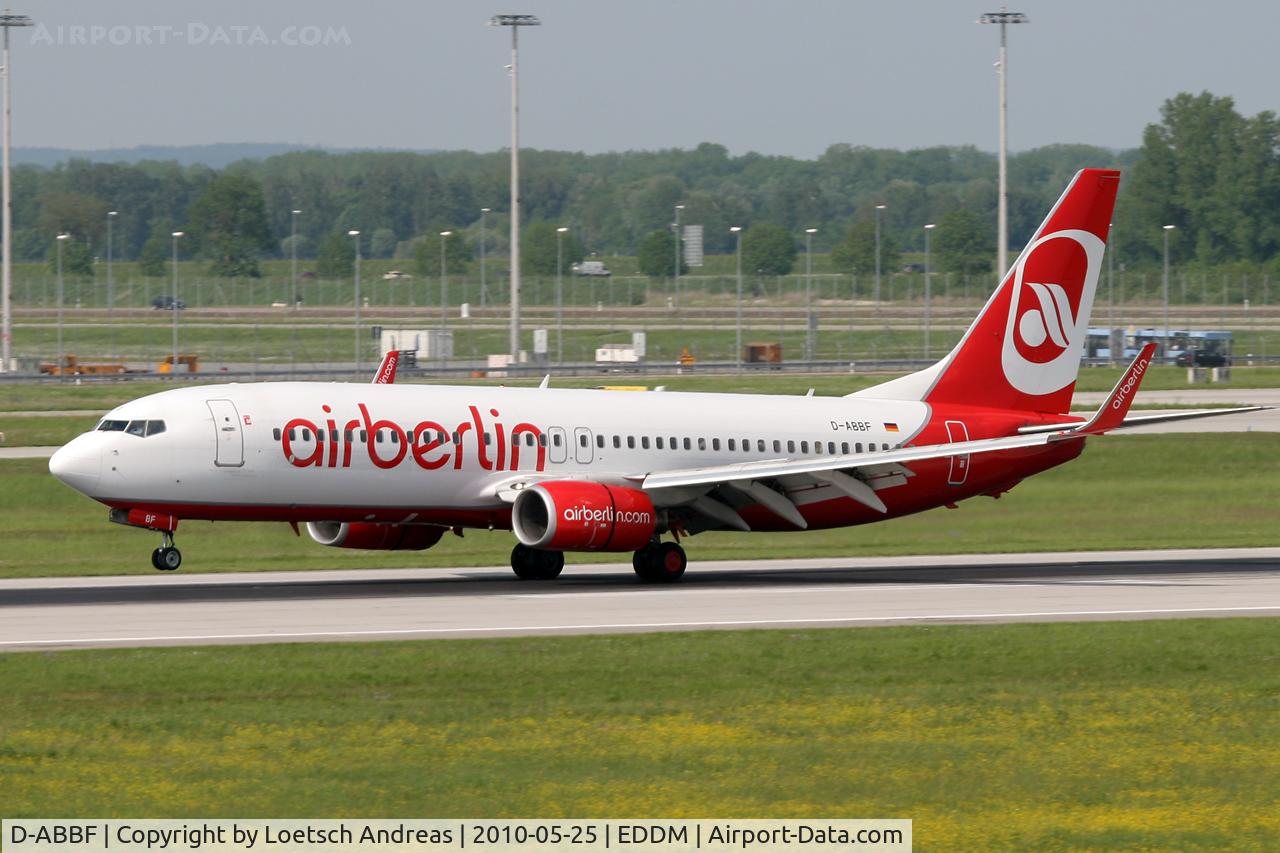 D-ABBF, 2002 Boeing 737-86J C/N 32917, Air Berlin landing