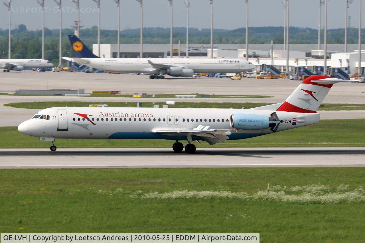 OE-LVH, 1993 Fokker 100 (F-28-0100) C/N 11456, Austrian Arrows