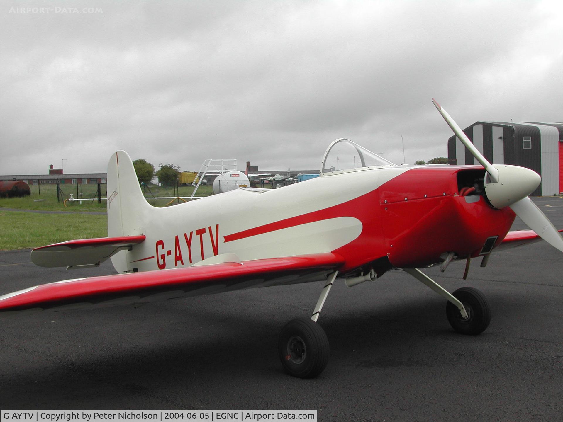 G-AYTV, 1971 Jurca MJ-2D Tempete C/N PFA 2002, Jurca Tempete as seen at Carlisle Airport in the Summer of 2004.