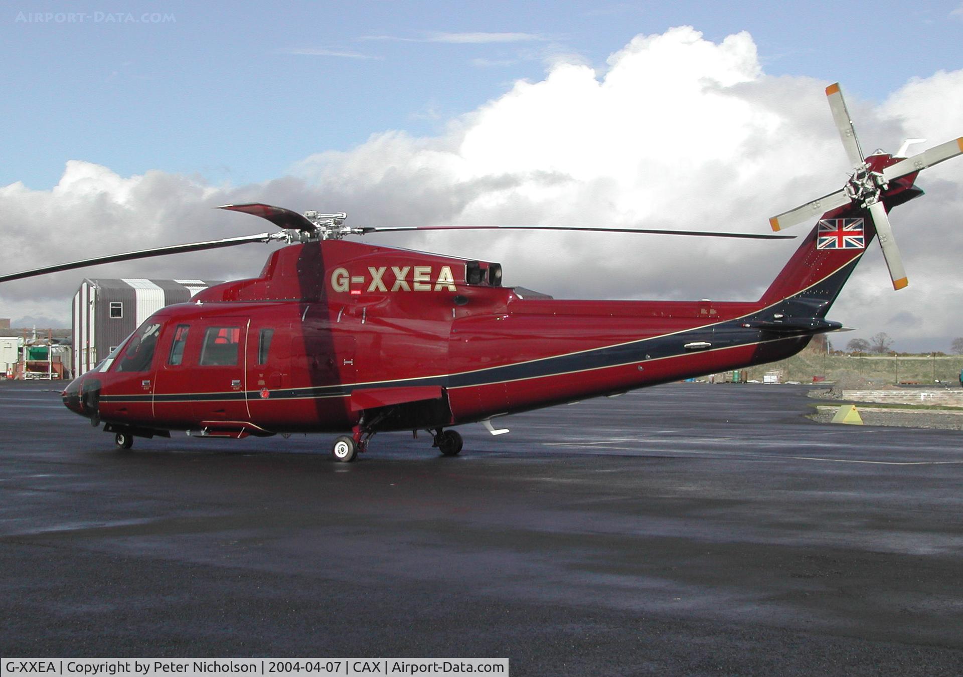 G-XXEA, 1998 Sikorsky S-76C C/N 760492, Sikorsky S-76C on Royal flight duty at Carlisle Airport in April 2004.