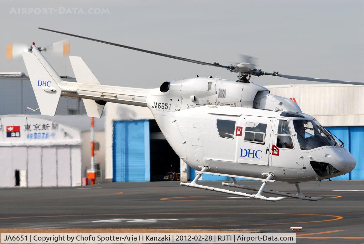 JA6651, 1991 MBB-Kawasaki BK-117B-2 C/N 1072, NikonD200+TAMRON SP AF 70-200mm F/2.8 Di LD [IF]
