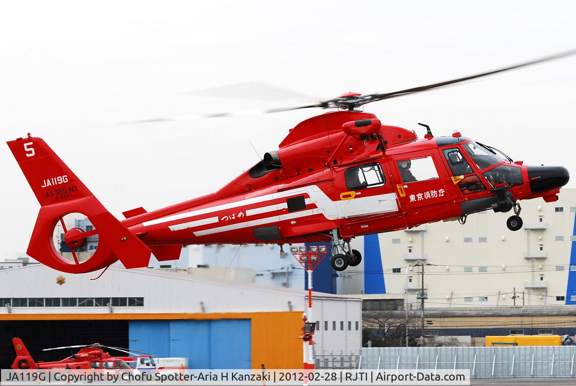 JA119G, 2009 Eurocopter AS-365N-3 Dauphin 2 C/N 6893, NikonD200+TAMRON SP AF 70-200mm F/2.8 Di LD [IF]