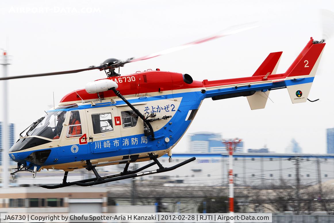 JA6730, MBB-Kawasaki BK-117B-2 C/N 1098, NikonD200+TAMRON SP AF 70-200mm F/2.8 Di LD [IF]