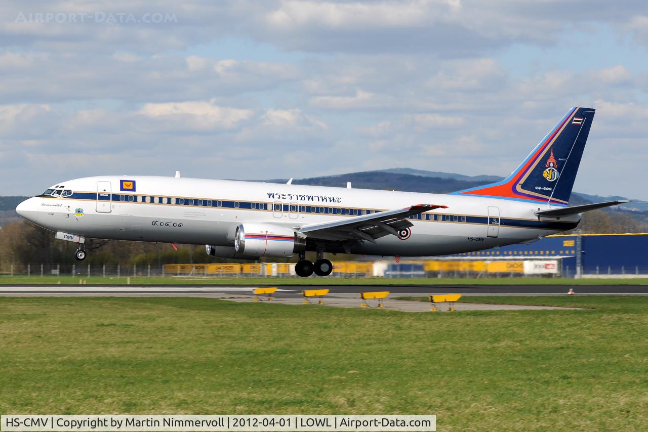 HS-CMV, 1995 Boeing 737-4Z6 C/N 27906, Thailand - Air Force