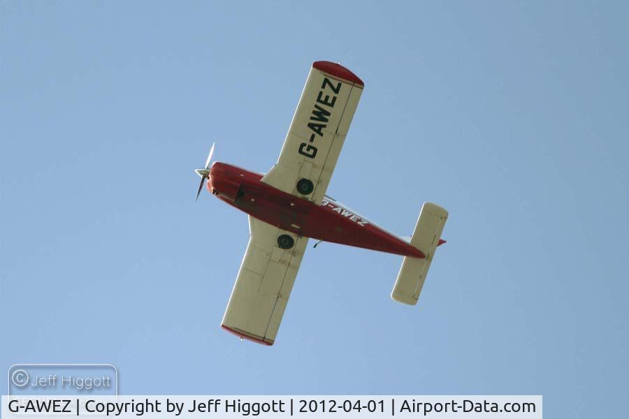 G-AWEZ, 1968 Piper PA-28R-180 Cherokee Arrow C/N 28R-30592, Over Hollesley Common, Suffolk.