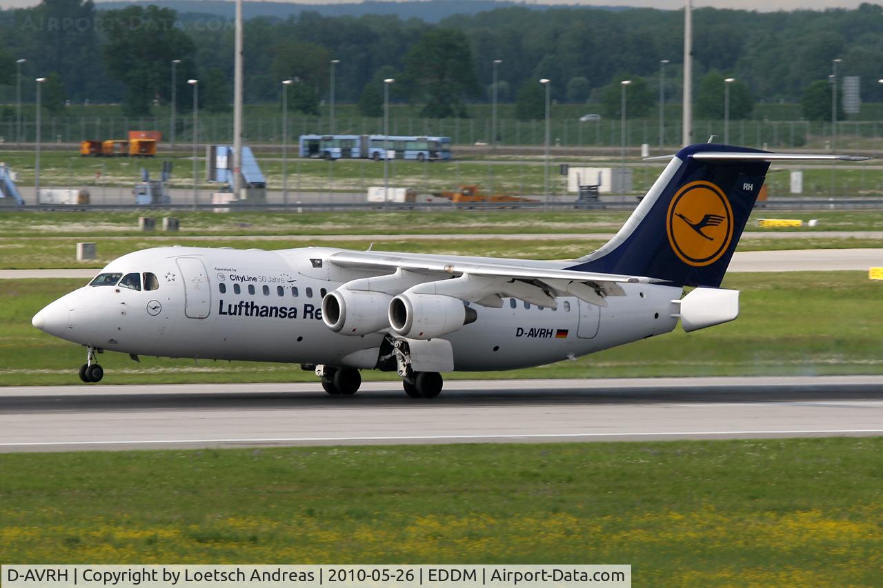 D-AVRH, 1995 British Aerospace Avro 146-RJ85 C/N E.2268, DLH Avro