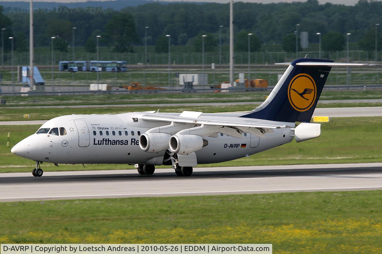 D-AVRP, 1997 British Aerospace Avro 146-RJ85 C/N E.2303, DHL Avro
