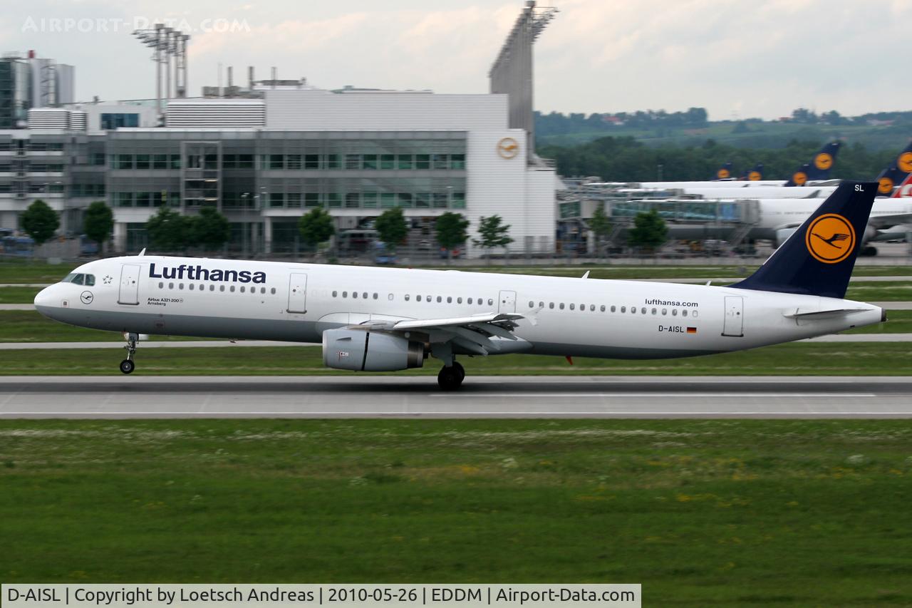 D-AISL, 2008 Airbus A321-231 C/N 3434, named 