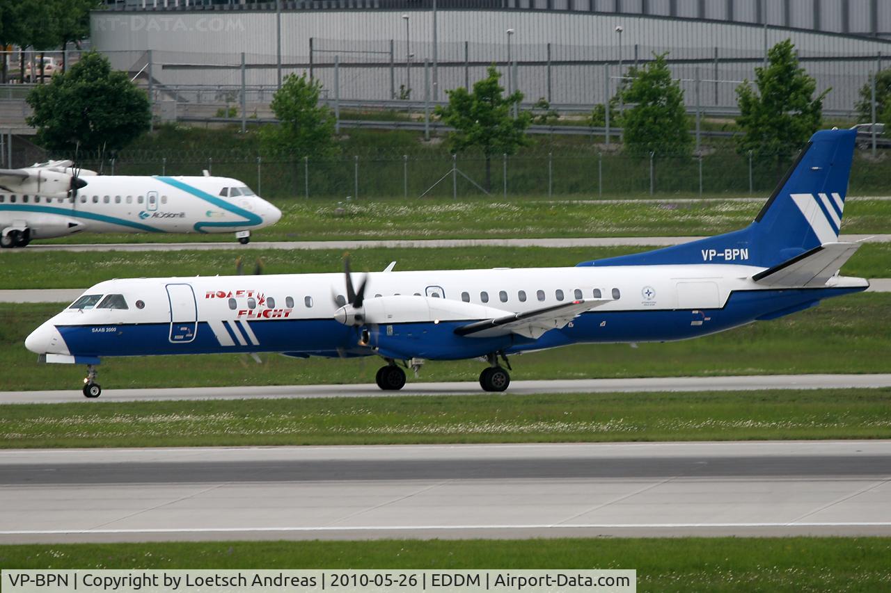 VP-BPN, 1998 Saab 2000 C/N 2000-058, Polet