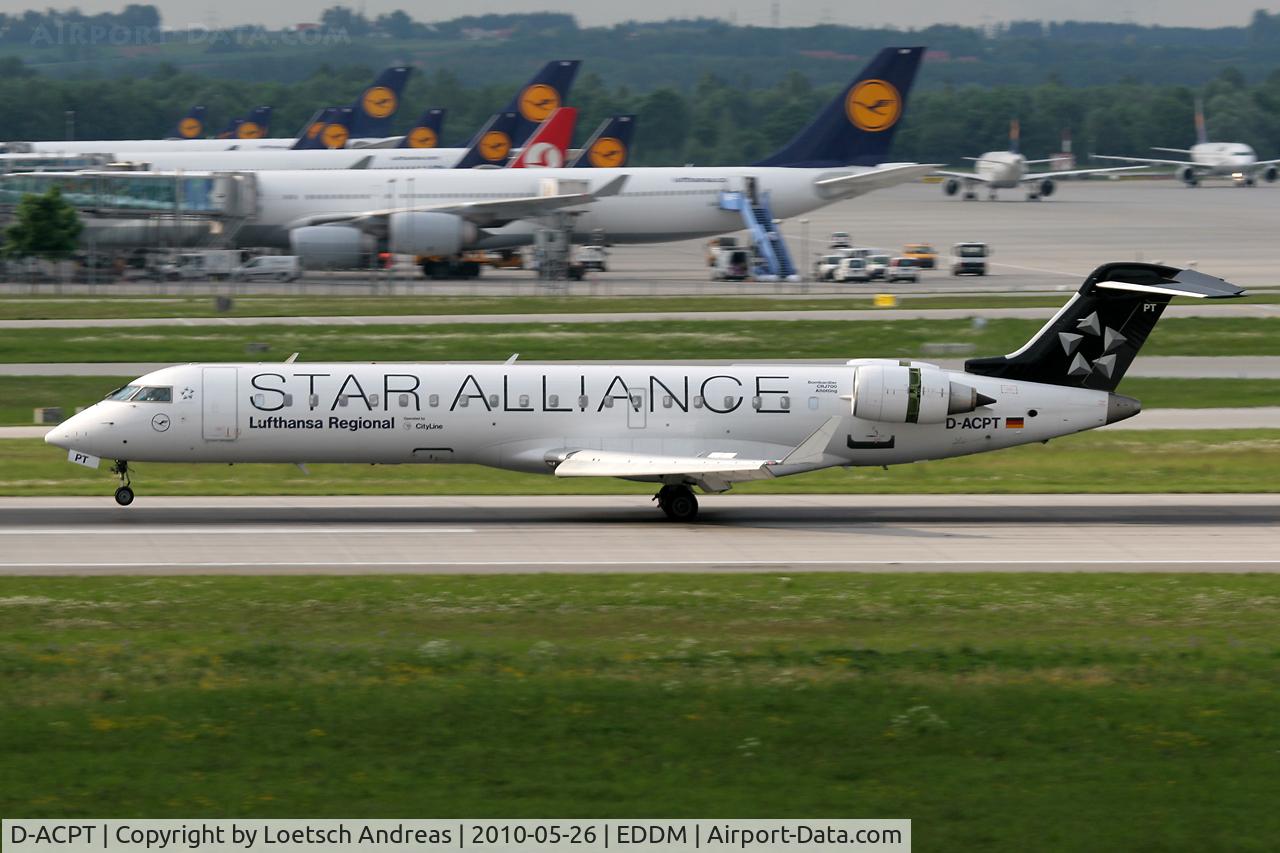 D-ACPT, 2003 Canadair CRJ-701ER (CL-600-2C10) Regional Jet C/N 10103, DHL Regional / Cityline Star Alliance Colors