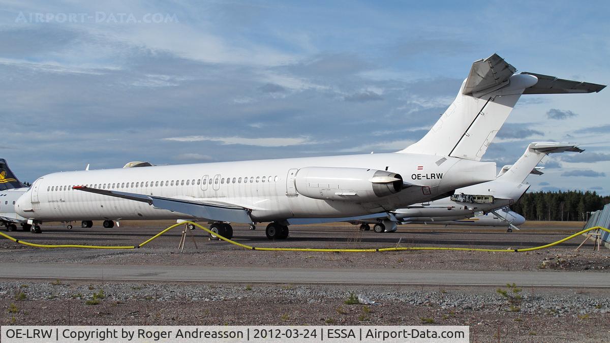 OE-LRW, 1989 McDonnell Douglas MD-83 (DC-9-83) C/N 49629, Stored at ARN