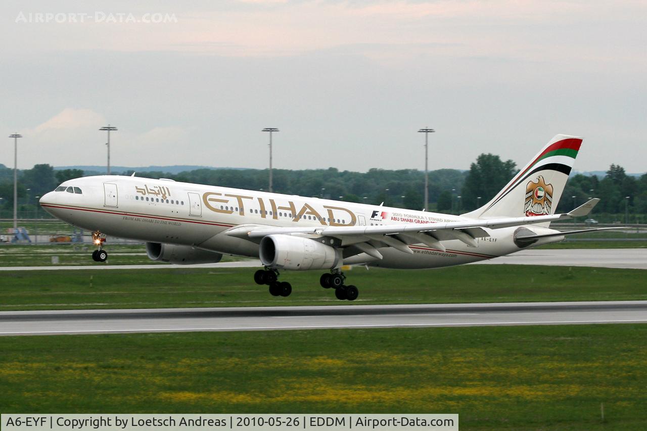 A6-EYF, 2006 Airbus A330-243 C/N 717, ETIHAD Airways