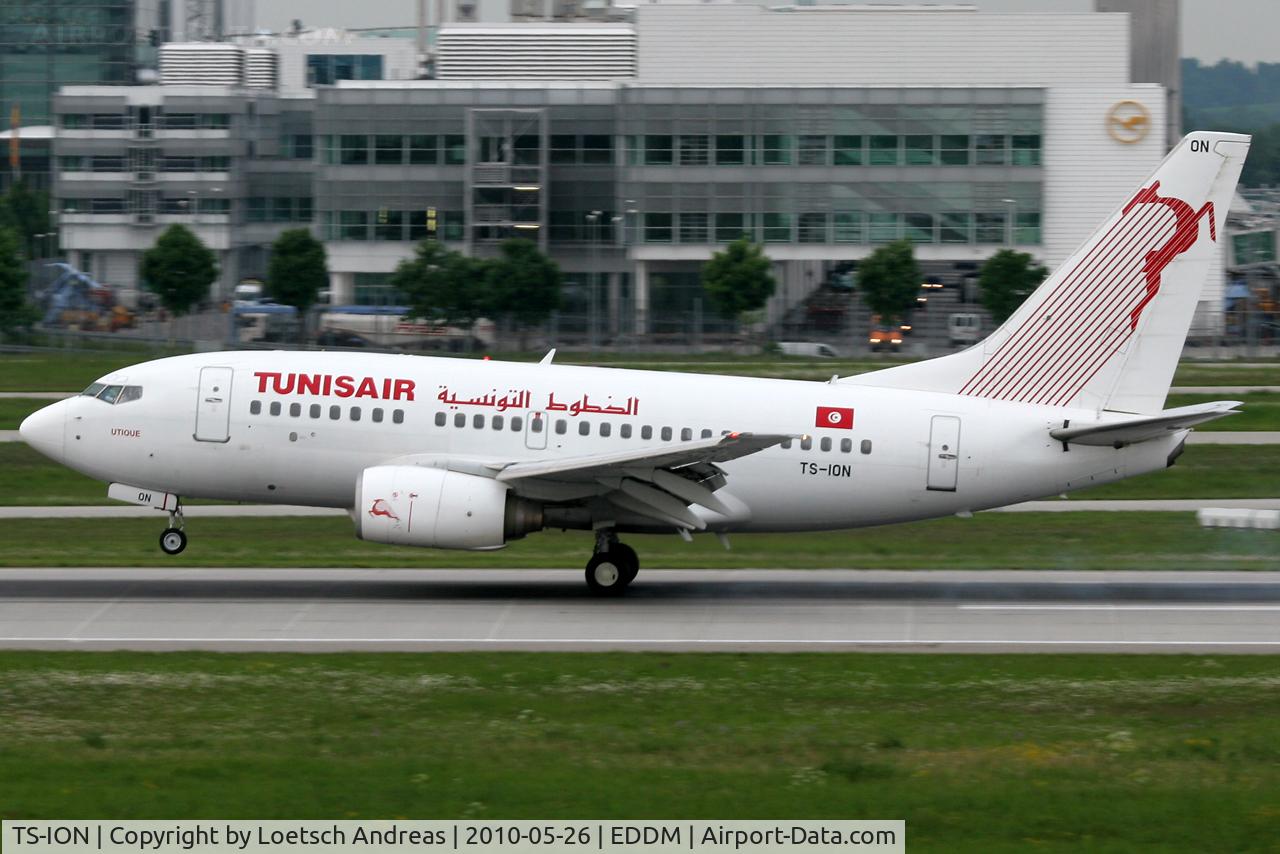 TS-ION, 2000 Boeing 737-6H3 C/N 29499, Tunis Air