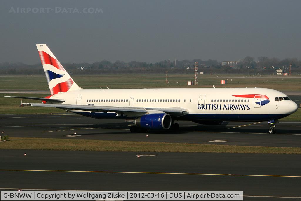 G-BNWW, 1993 Boeing 767-336/ER C/N 25831, visitor