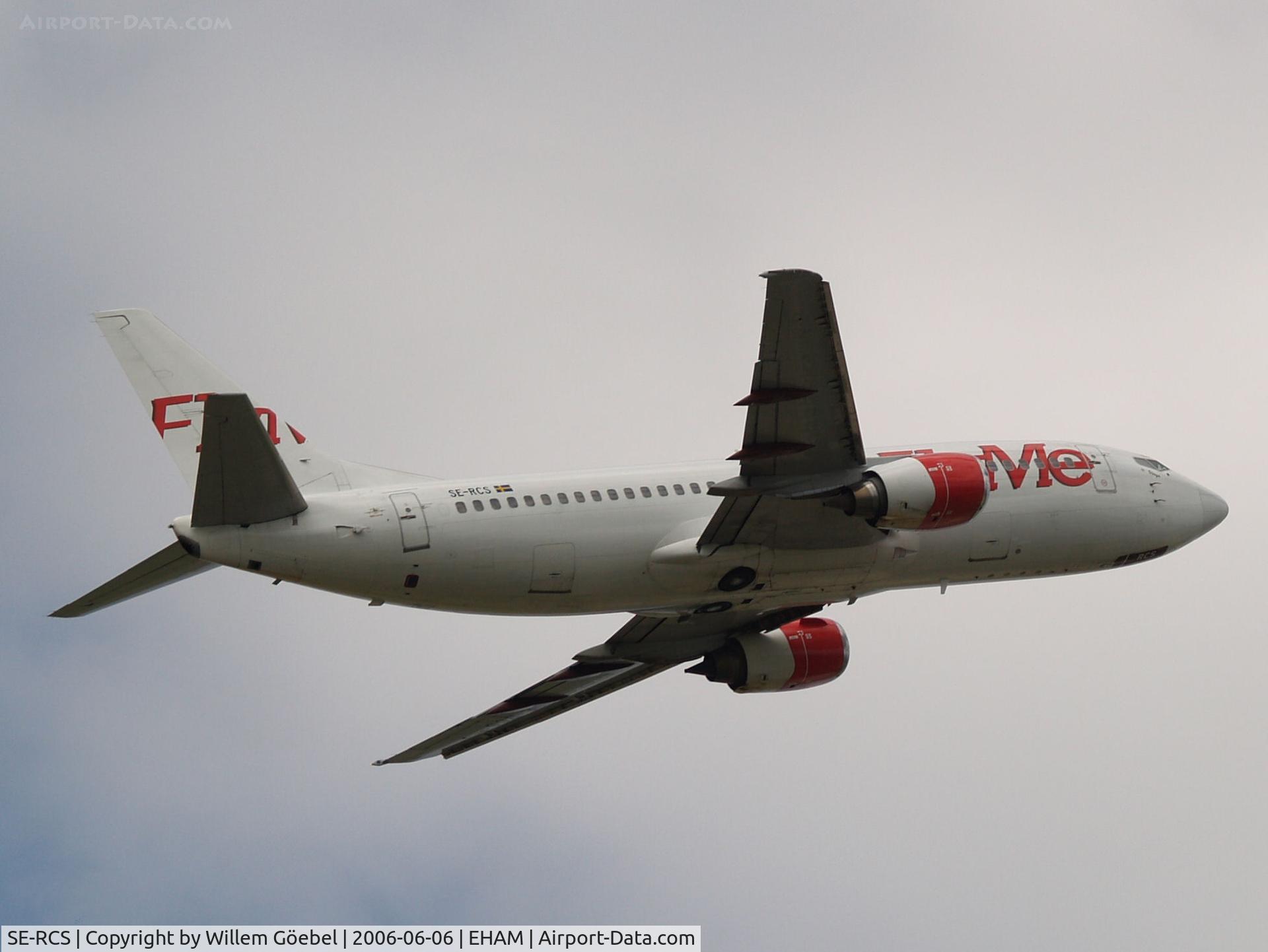 SE-RCS, 1988 Boeing 737-3Q8 C/N 24299/1598, Take off from runway L36 of Amsterdan Airport