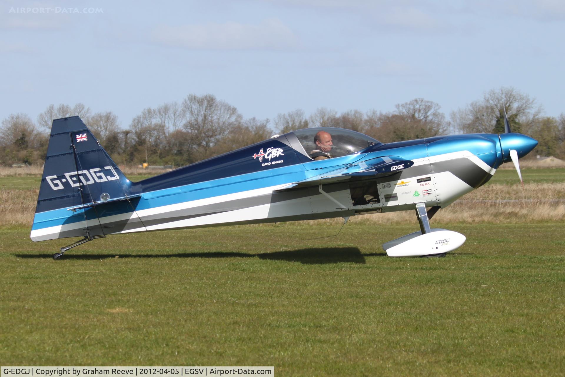 G-EDGJ, Zivko Edge 360 C/N MCK002, Just landed.