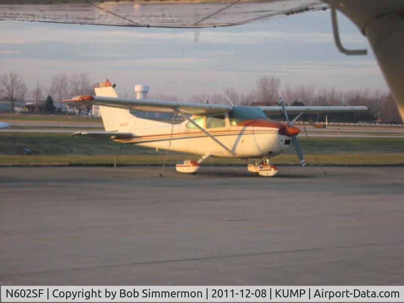 N602SF, 1980 Cessna 182Q Skylane C/N 18267575, On the ramp at Indy Metro