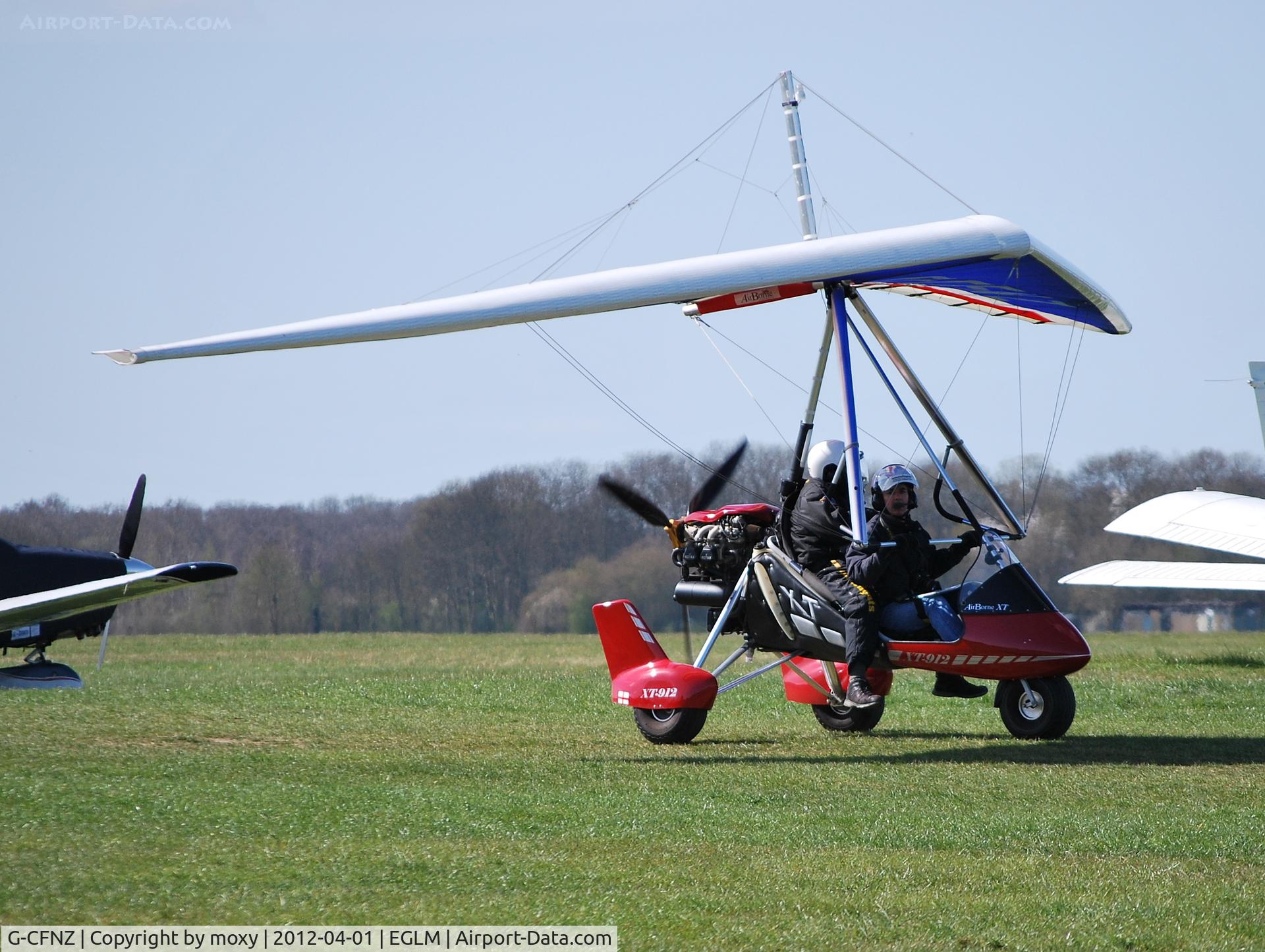 G-CFNZ, 2008 Airborne Edge XT912-B/Streak III-B C/N XT-912-290, Edge XT912 at White Waltham