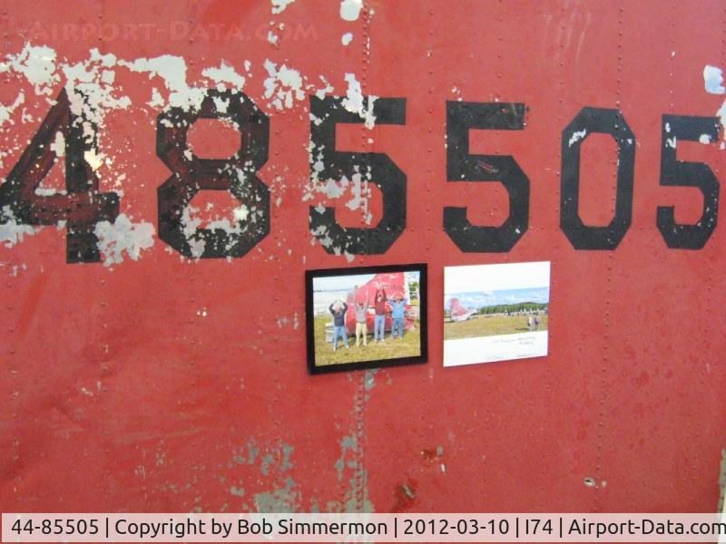 44-85505, 1944 Lockheed Vega B-17G C/N 8512 (?), Wreckage recovered at Talketna, AK and transported to Urbana, Ohio to be used in restoration of 44-85813 by Champaign Aviation Museum.