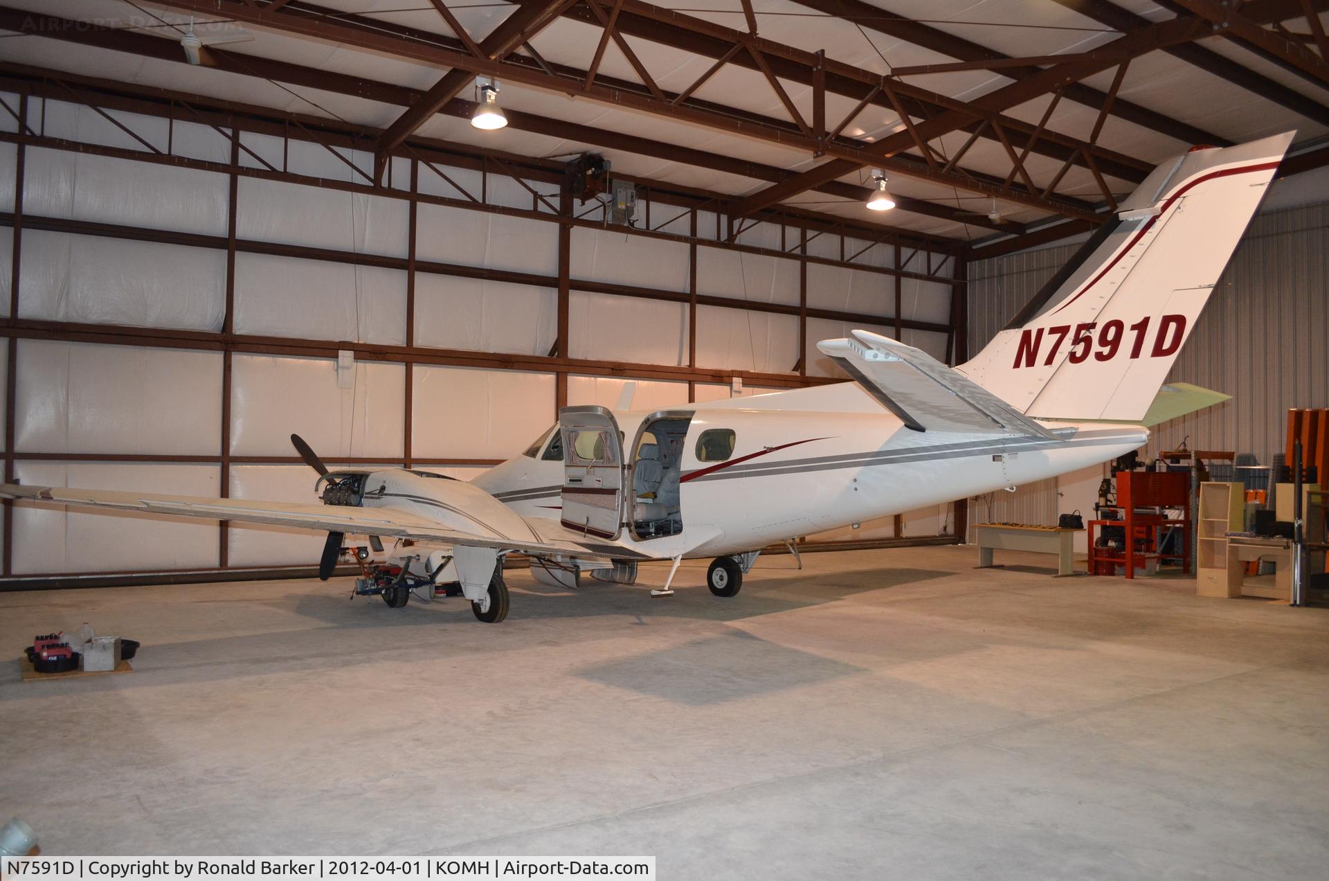 N7591D, 1971 Beech A60 Duke C/N P-171, Orange