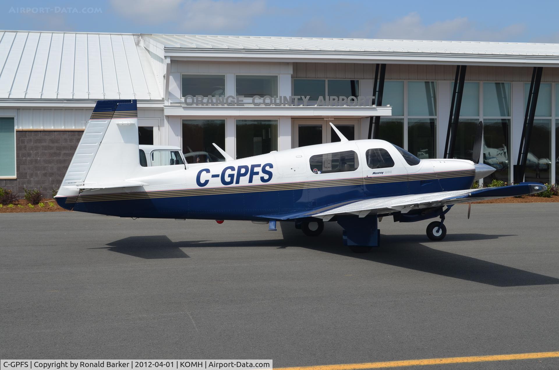 C-GPFS, 1997 Mooney M20J 201 C/N 24-3398, Orange
